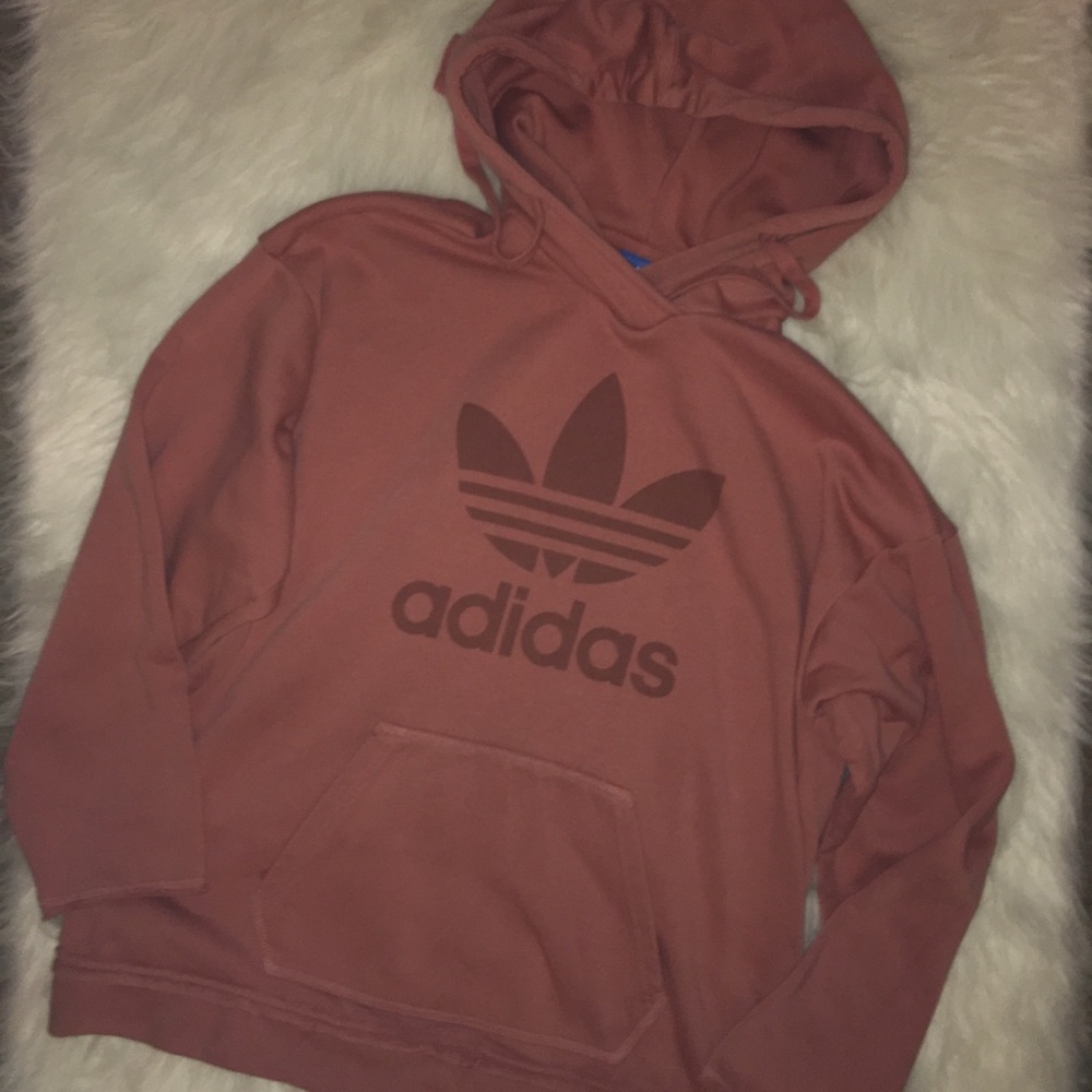 ADIDAS TREFOIL PINK HOODIE